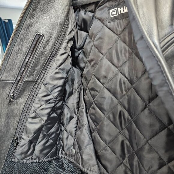 WOMEN'S MOTORCYCLE JACKETS, Black, Size Small, NEW - Picture 13 of 16